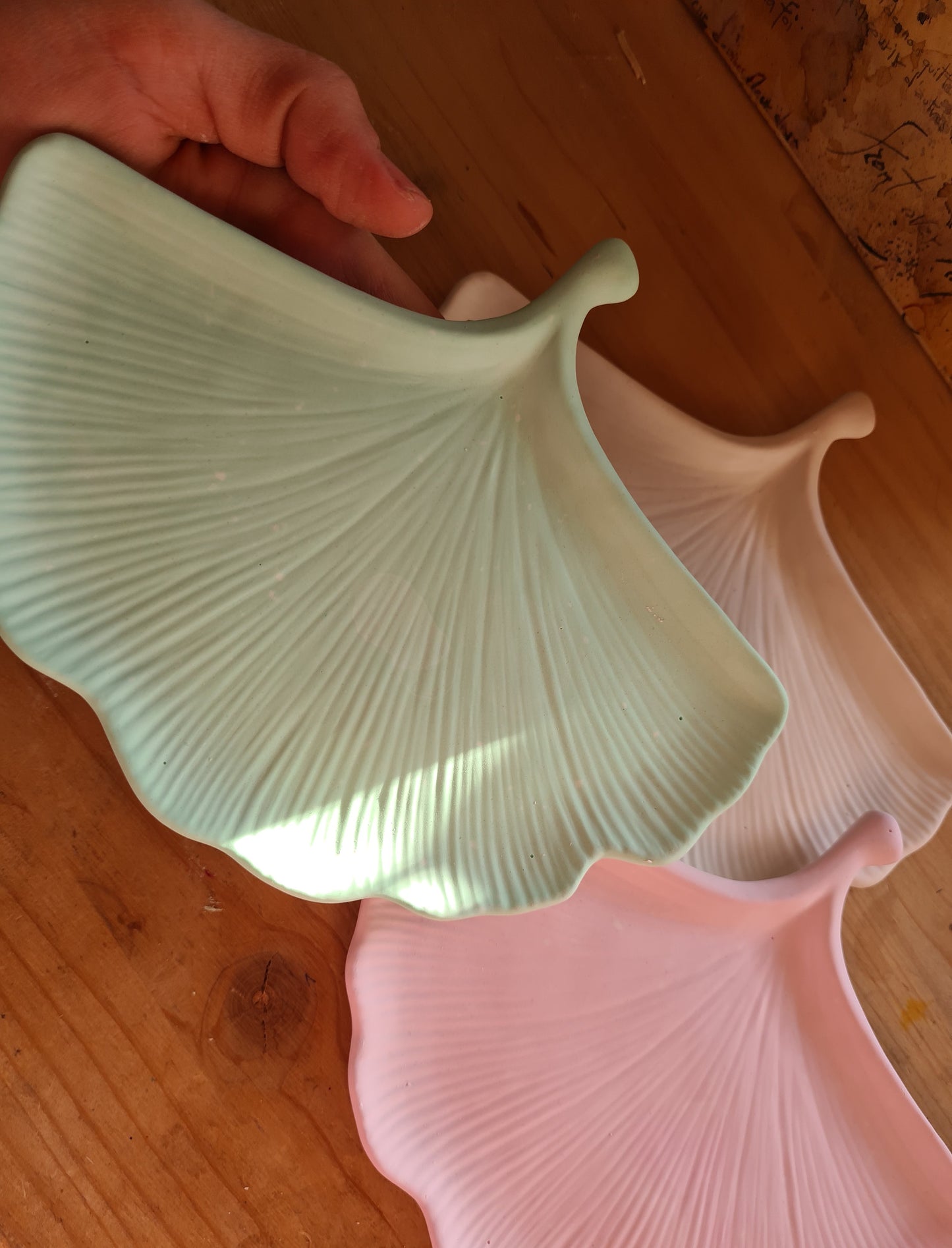 1 svuotasche ginkgo ,foglia di ginkgo,regalo,bomboniera