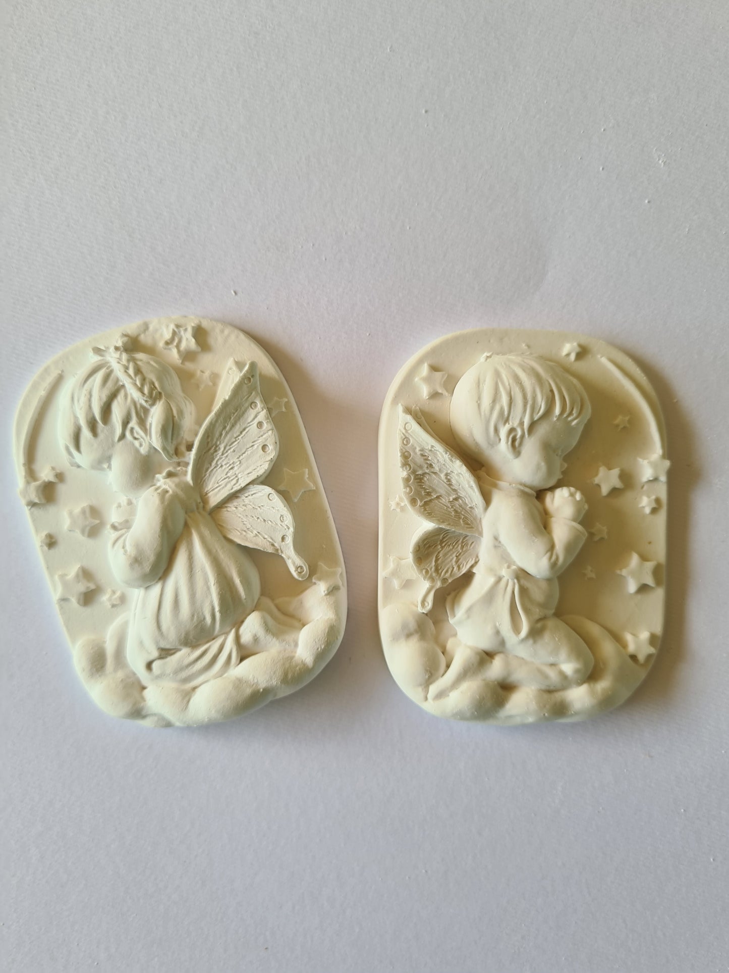 10 Gessetti profumati angelo battesimo, comunione,segnaposto comunione,cresima,nascita