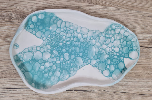 Vassoio,vassoio decorativo ,svuotatasche,portafrutta secca,vaso ceramica,ciotola verde,