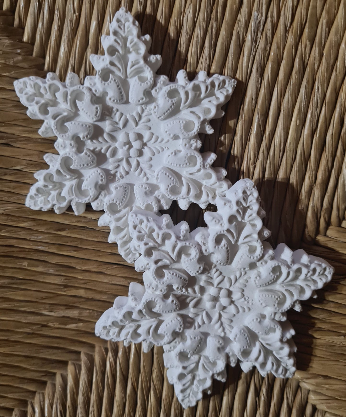 10 gessetti profumati misti natale ,segnaposto Natalizio, fiocco di neve, pallina di natale