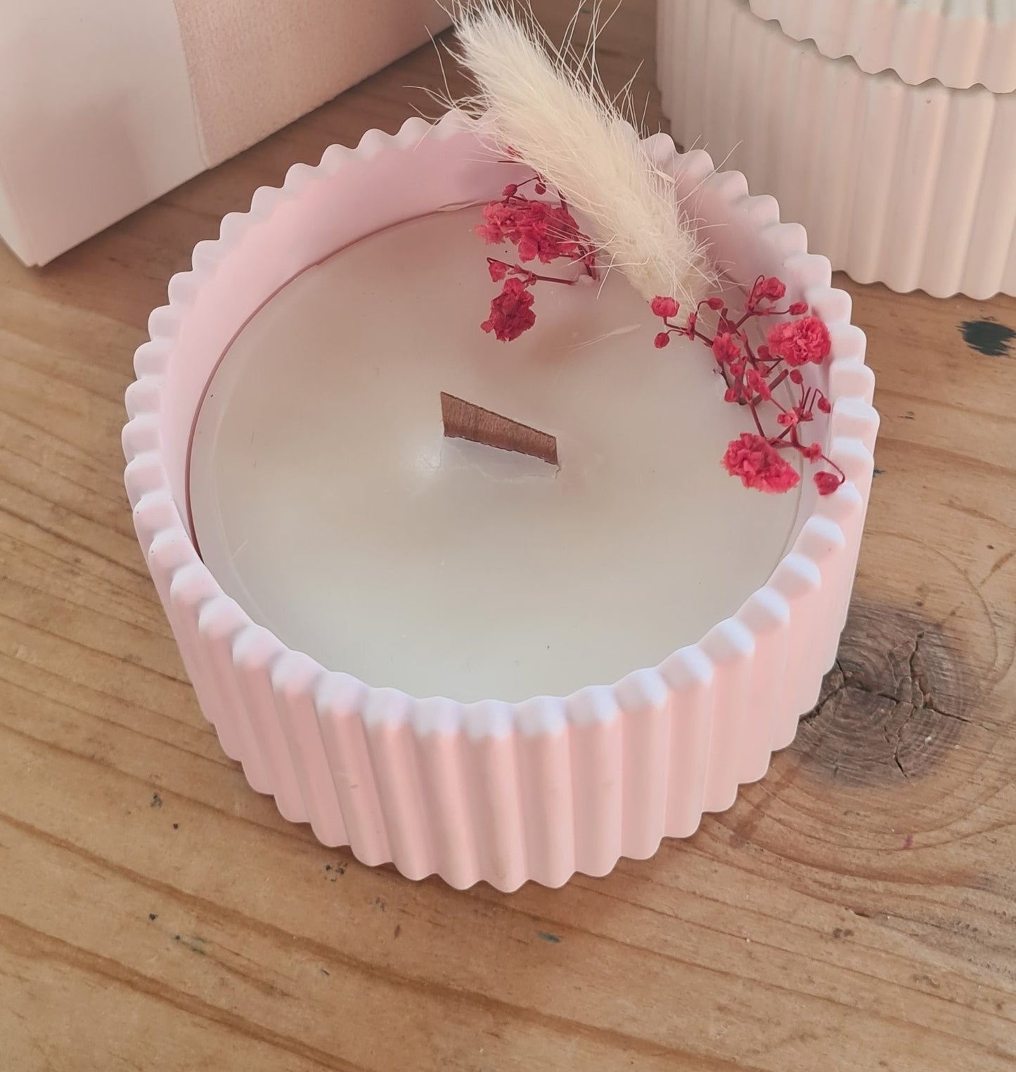 1 Candela segnaposto,bomboniera cera di soia,profumata,personalizzabile