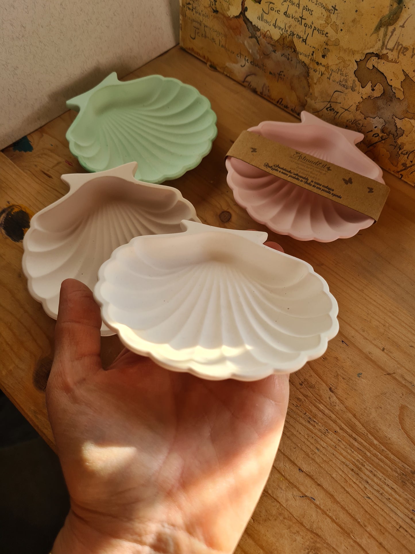 1 svuotasche conchiglia  portagioie,regalo,bomboniera