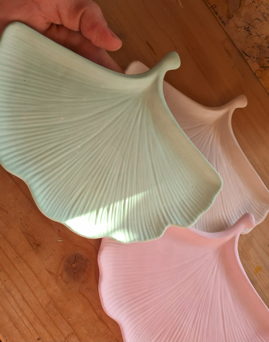 1 svuotasche ginkgo ,foglia di ginkgo,regalo,bomboniera