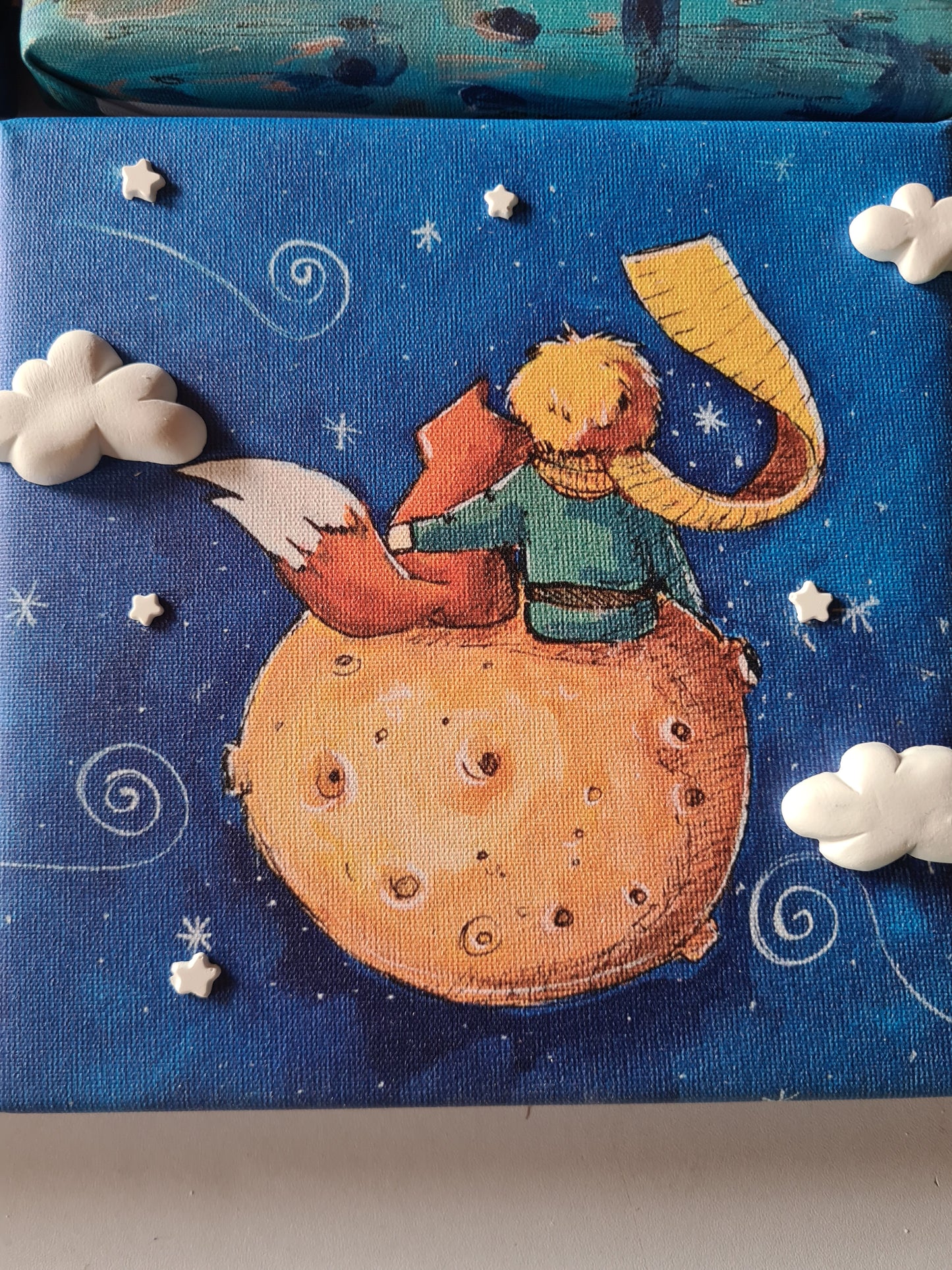 1 Quadretto  stampa su tela Piccolo Principe