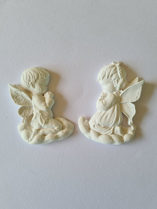 10 Gessetti profumati  angelo  battesimo, comunione,segnaposto comunione,cresima,nascita