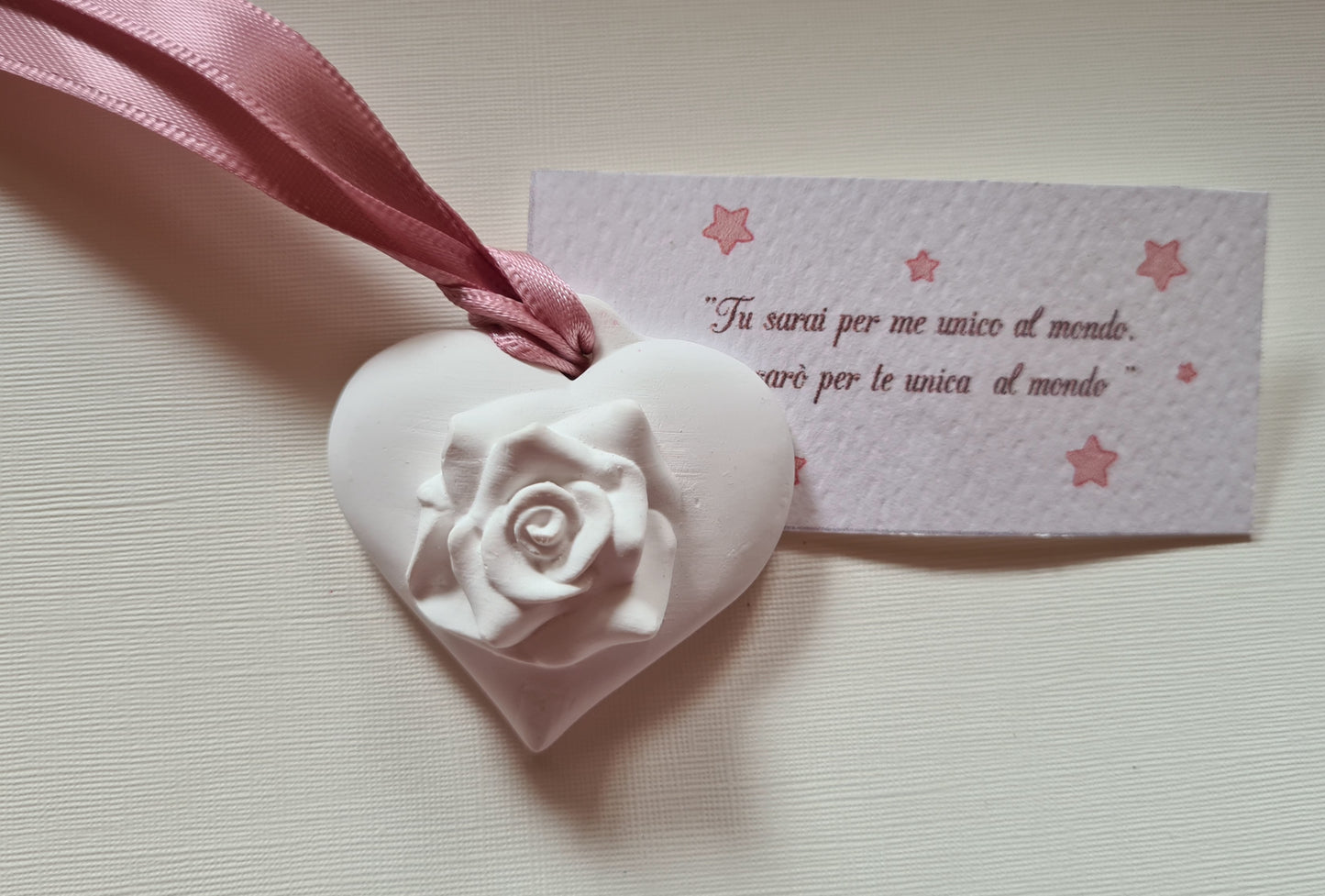 10 Gessetti  profumati cuore , cuori segnaposto matrimonio,comunione,cresima,battesimo