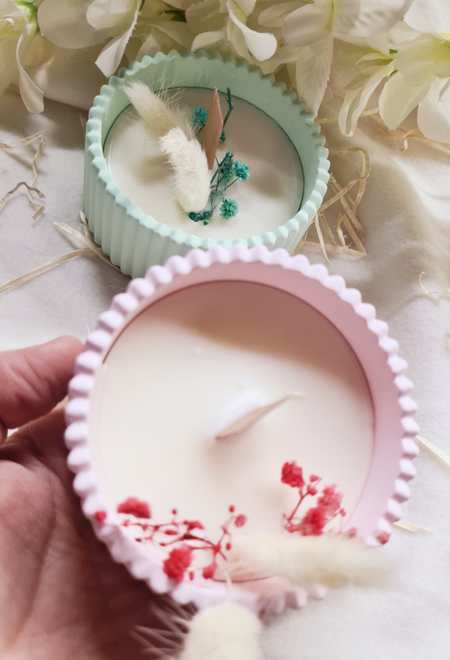 1 Candela segnaposto,bomboniera cera di soia,profumata,personalizzabile