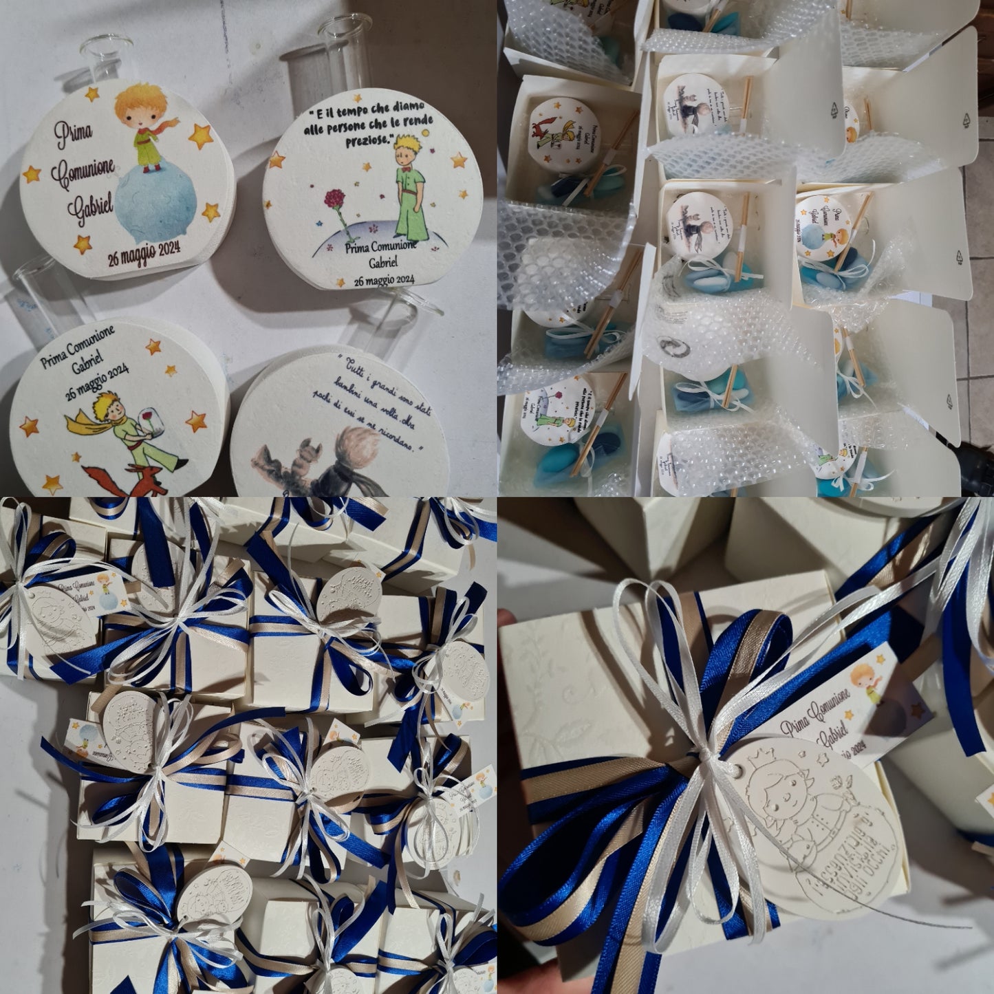 1 Profumatore d'ambiente Piccolo principe,personalizzabile 6x6,5x3 cm