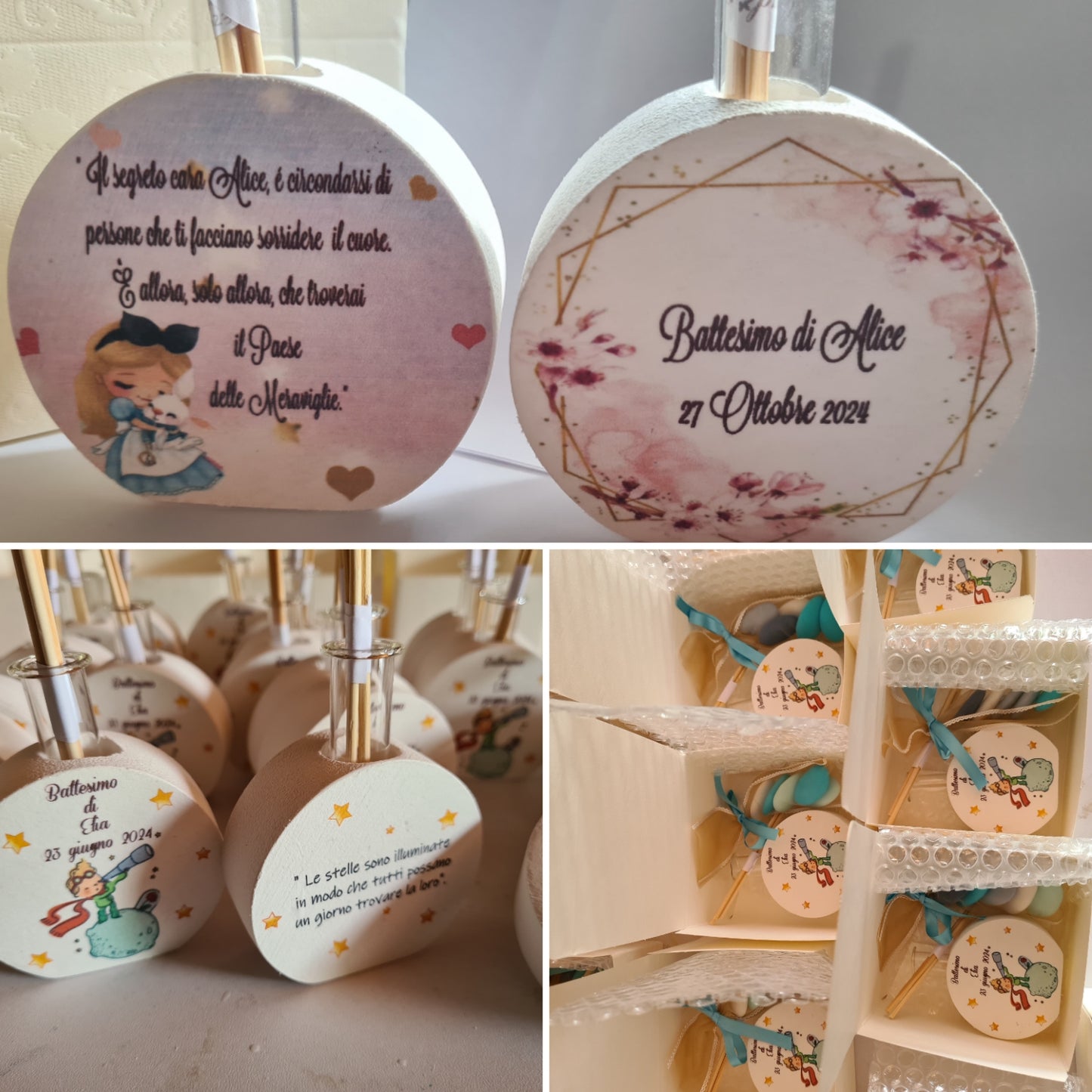 1 Profumatore d'ambiente Piccolo principe,personalizzabile 6x6,5x3 cm