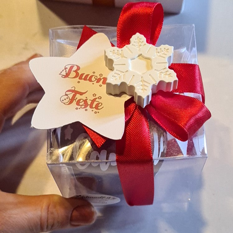 1 Pallina 6 cm plastica, personalizzata con nome bimbo/ bimba