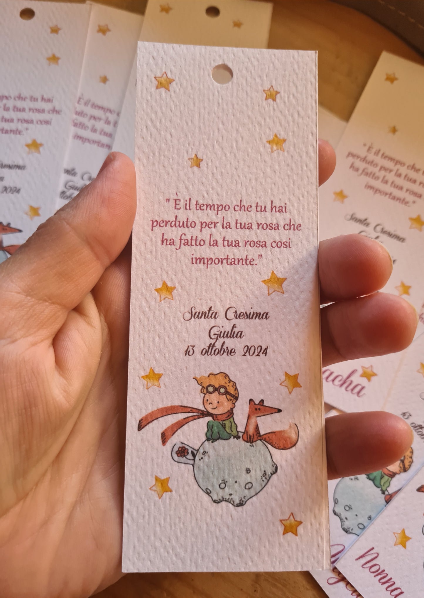 1 Segnalibro  personalizzato ,segnalibro comunione,segnaposto,segnalibro,cresima, battesimo