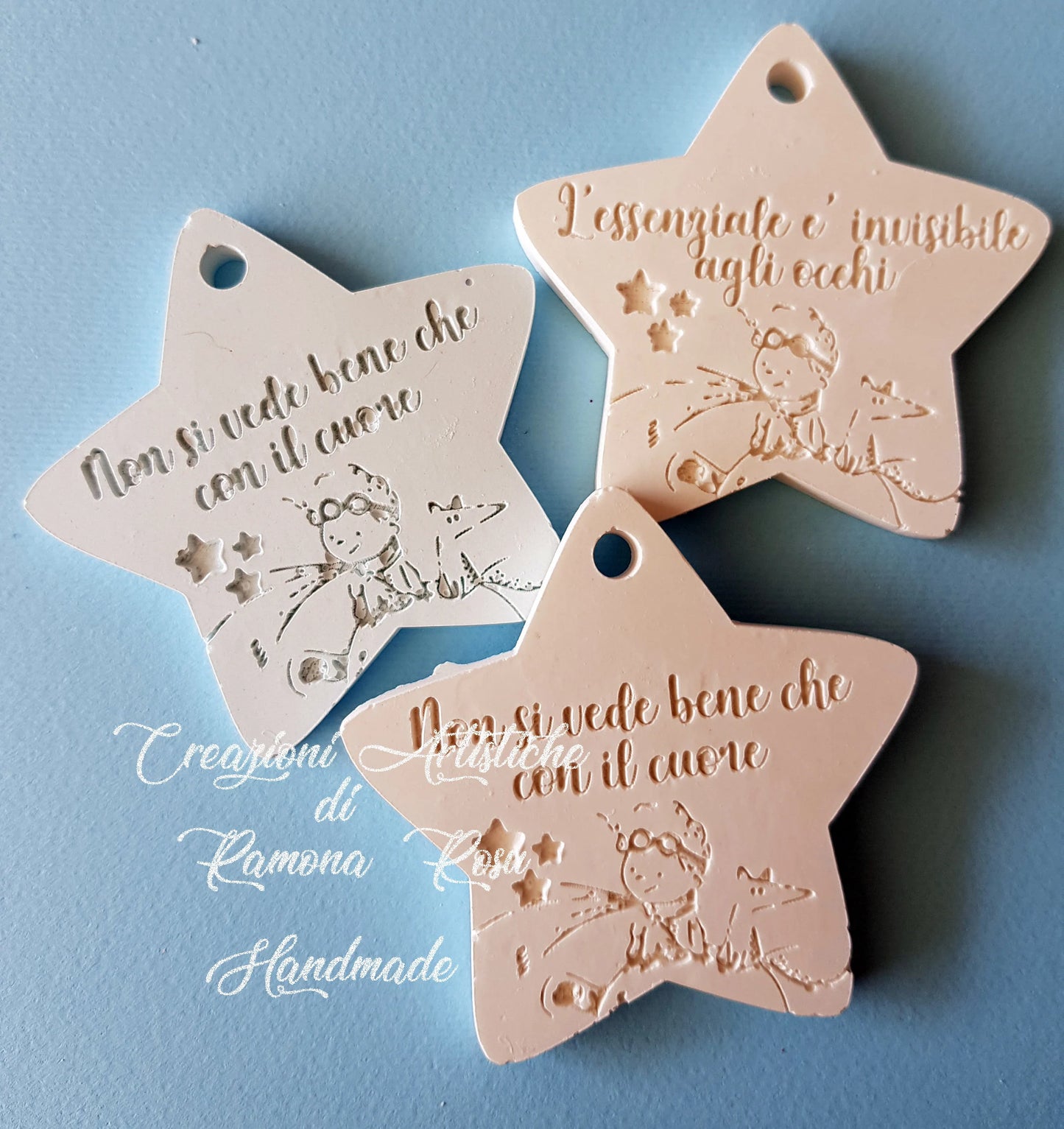 1 Bomboniera piccolo principe ,Nascita ,Battesimo,comunione,gessetti profumati