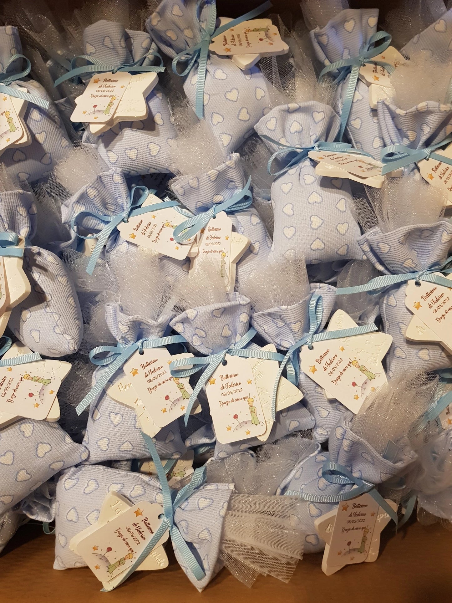 1 Bomboniera piccolo principe ,Nascita ,Battesimo,comunione,gessetti profumati