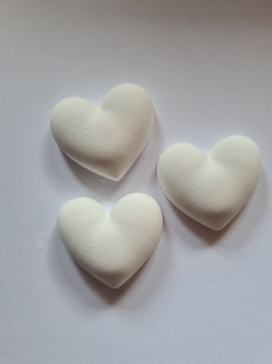 10 Gessetti profumati  cuori,segnaposti matrimonio,comunione ,battesimo,cresima