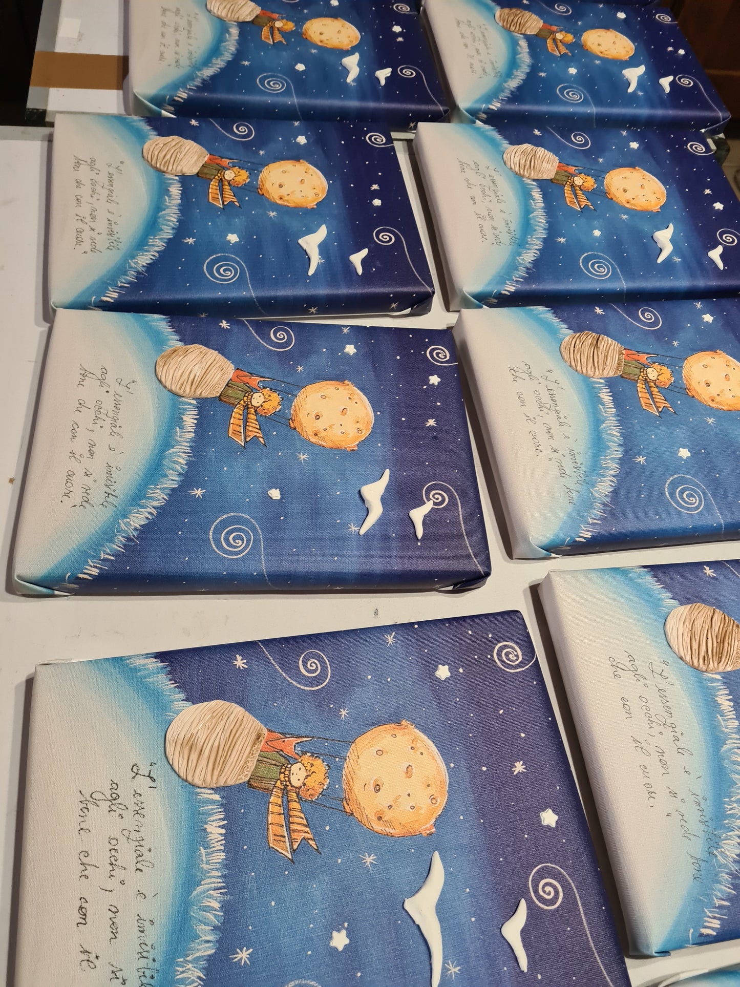 1 Quadretto stampa su tela piccolo principe