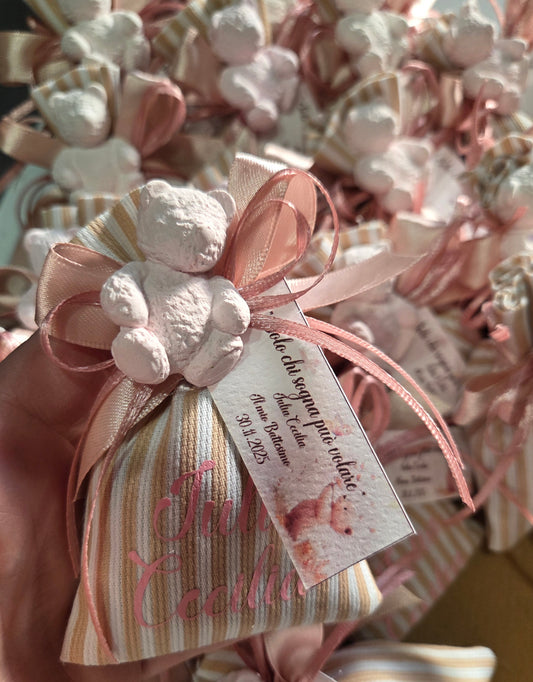 1 Bomboniera orsetto, orsettino,bomboniera prifumata,Nascita , bomboniera battesimo