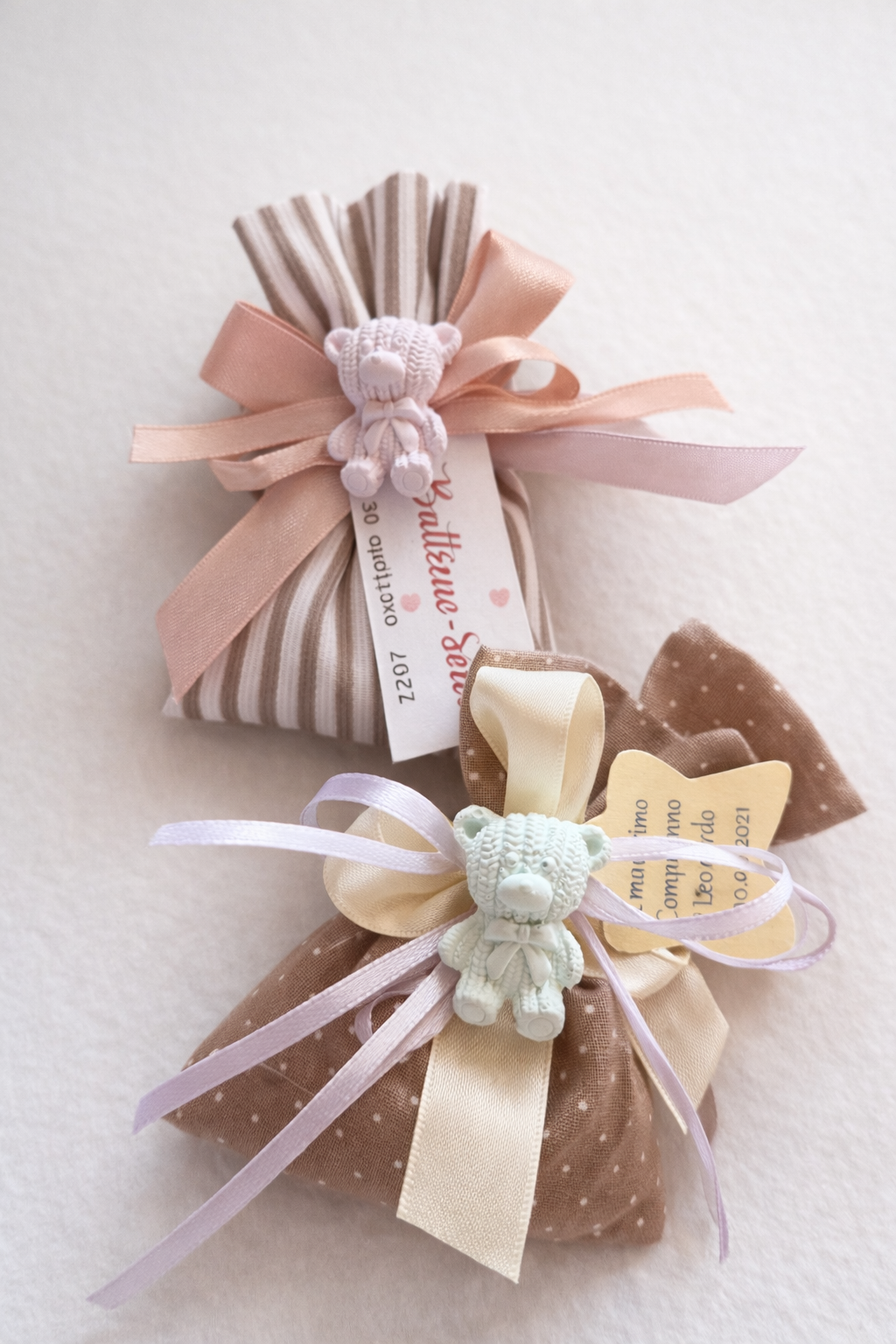 1 Bomboniera  fiocco, orsetto ,bomboniera profumata,Nascita , bomboniera battesimo