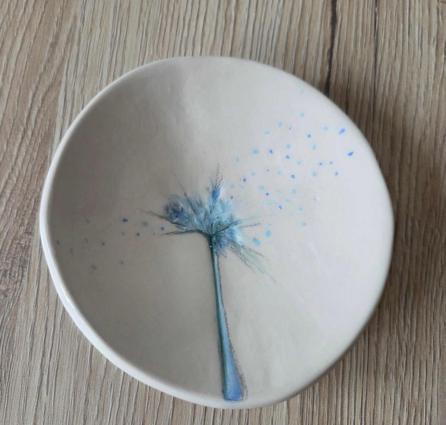 Bomboniere Piattini ,ceramiche artistiche personalizzabili ,fatti a mano con fiori e foglie impresse,SU ORDINAZIONE