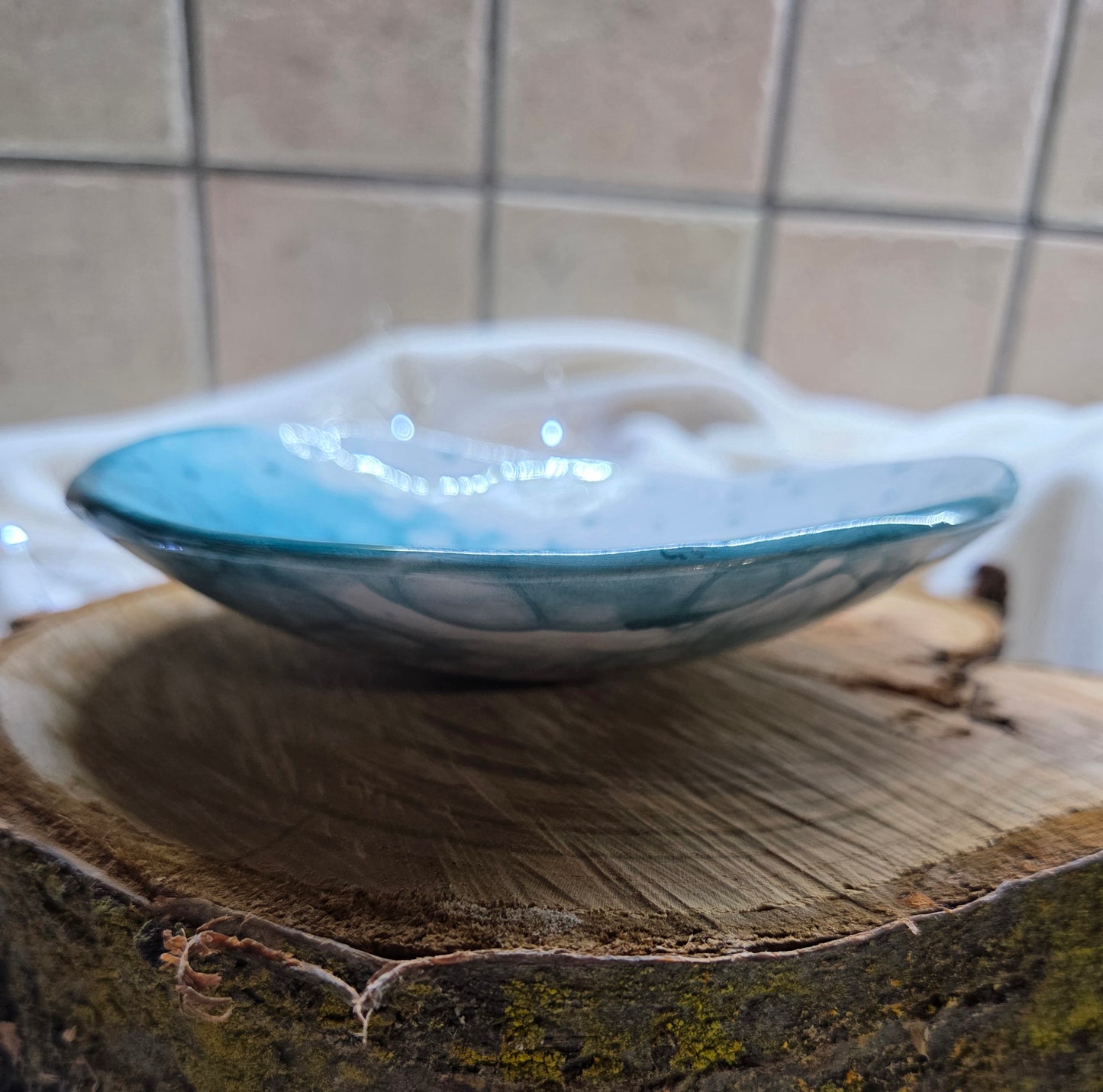 Piattini in ceramica fatti a mano con fiori e foglie impresse , bomboniere,  svuotatasche ,portagioie