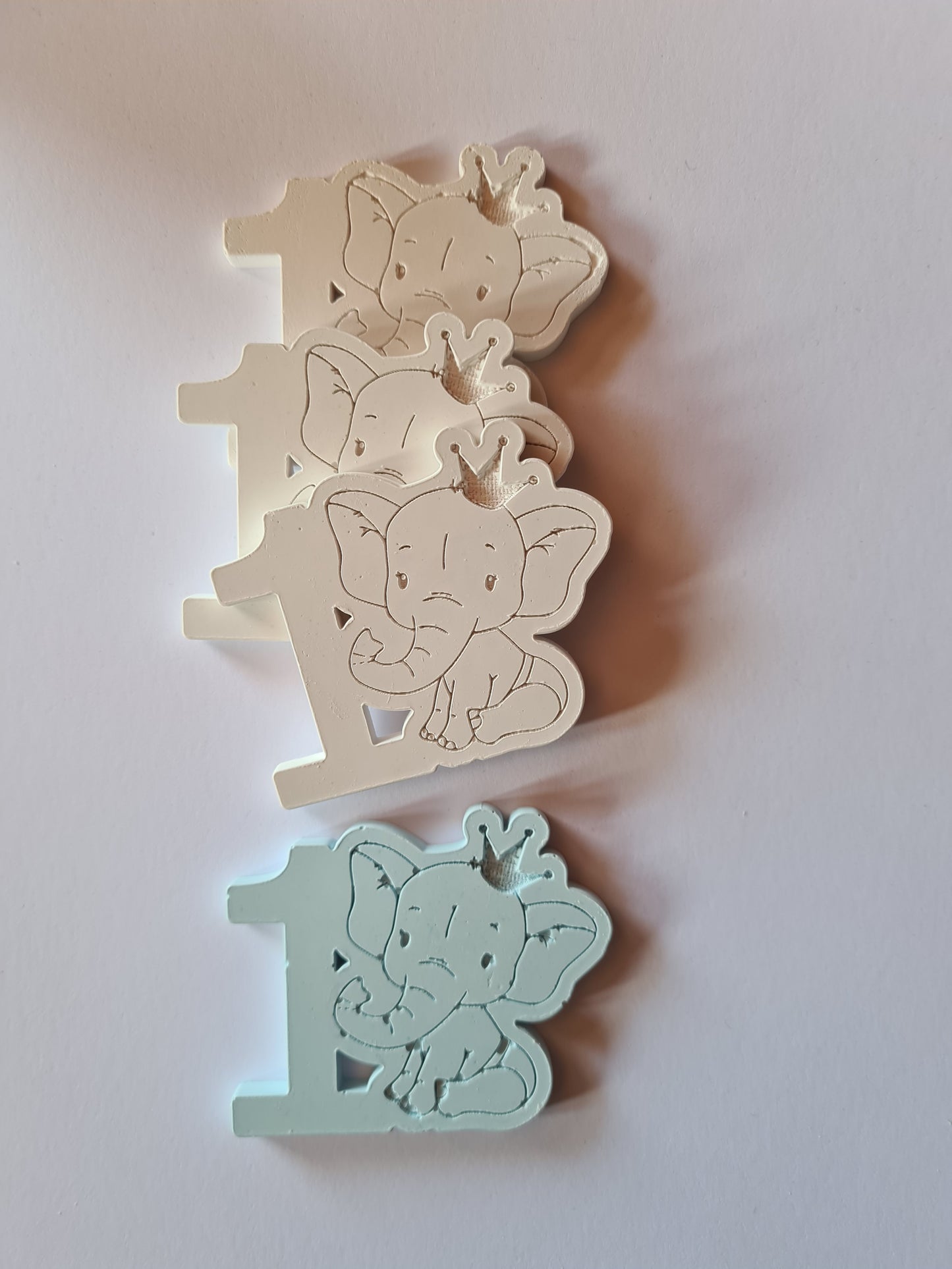 10 Gessetti profumati elefante con corona,  elefantino con fiocco ,elefantina, 1 compleanno ,segnaposto battesimo