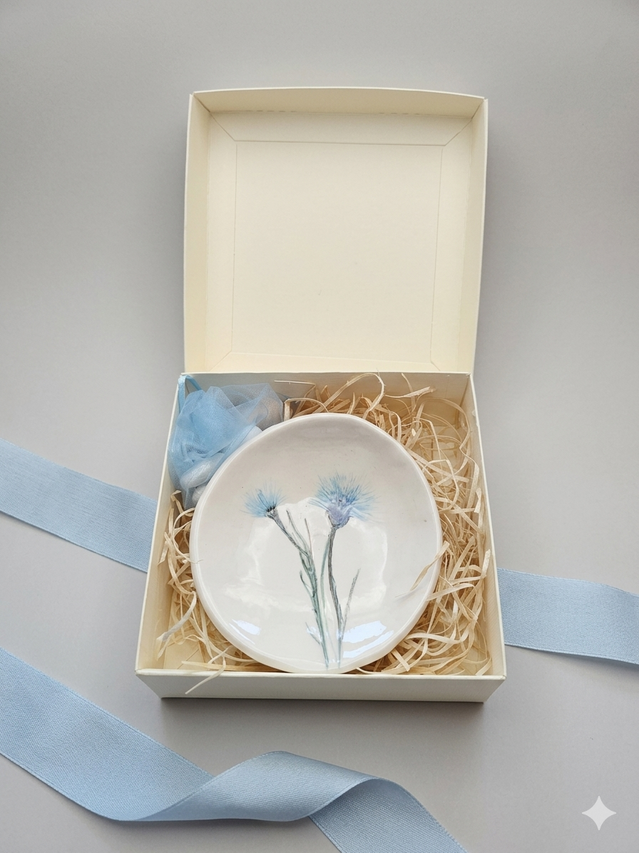 Bomboniere Piattini ,ceramiche artistiche personalizzabili ,fatti a mano con fiori e foglie impresse,SU ORDINAZIONE