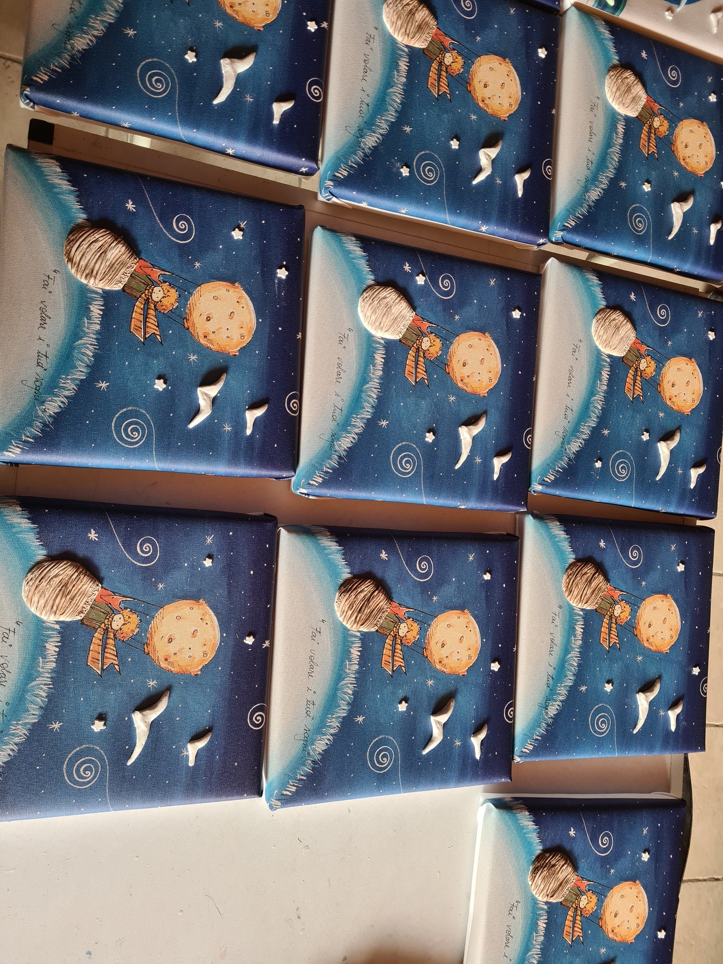 1 Quadretto stampa su tela piccolo principe