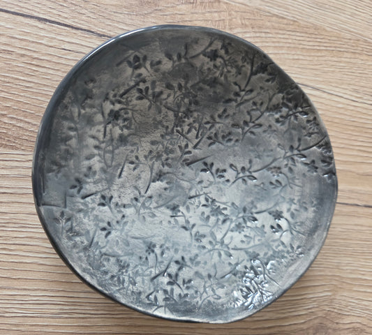 Piatto in ceramica fatto a mano , bomboniera, regalo natale svuotatasche ,portagioie
