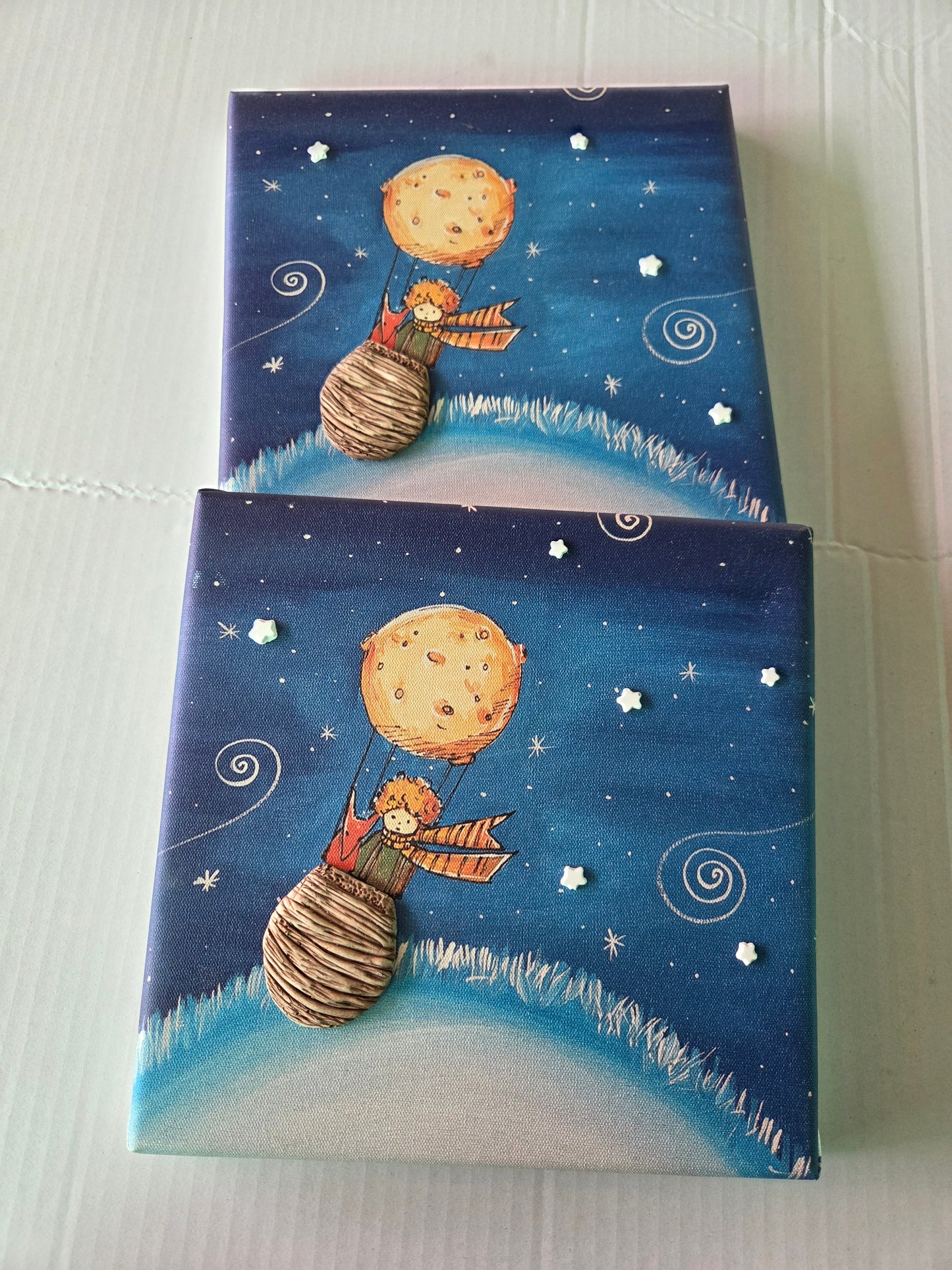 1 Quadretto stampa su tela piccolo principe